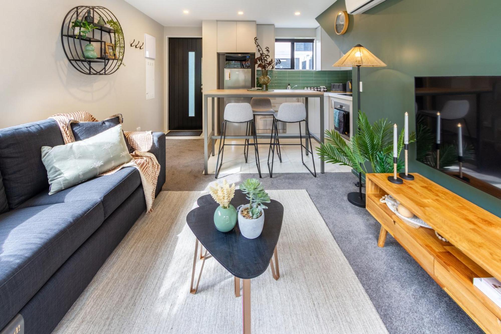 Latimer Square Luxe: 1Br W/ Sofa Bed Christchurch Extérieur photo